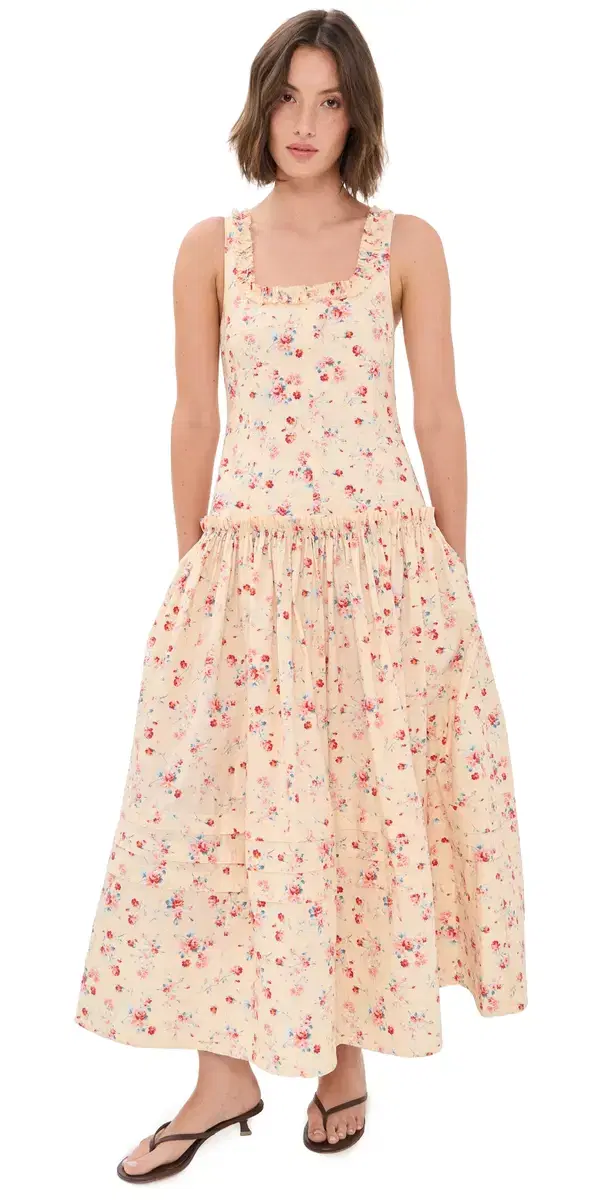 Lee Mathews Clarice Floral Dress