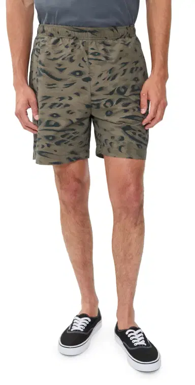 Carhartt WIP Travon Shorts 6 Duck Feather Print | Thumbnail 1