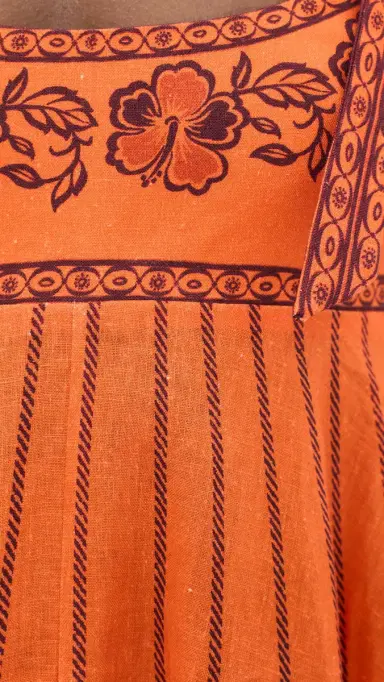 ALÉMAIS Boathouse Ballet Linen Sundress Orange | Thumbnail 6 ALÉMAIS Boathouse Ballet Linen Sundress Orange | Thumbnail 6