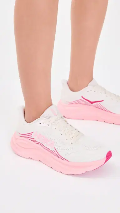 Hoka Clifton 11 Sneakers Rose Cream/Dewy Pink | Thumbnail 3