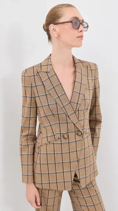 Veronica Beard Rickie Dickey Jacket Ochre Multi 2 | Thumbnail 2 Veronica Beard Rickie Dickey Jacket Ochre Multi 2 | Thumbnail 2