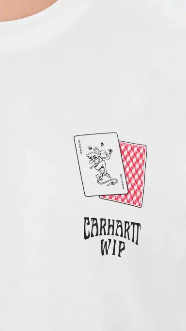 Carhartt WIP Playing Cards Graphic T-Shirt White | Thumbnail 6 Carhartt WIP Playing Cards Graphic T-Shirt White | Thumbnail 6
