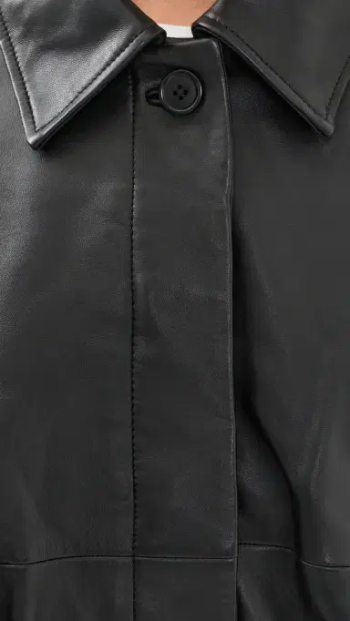 RÓHE Leather Blouson Jacket Black | Thumbnail 6 RÓHE Leather Blouson Jacket Black | Thumbnail 6