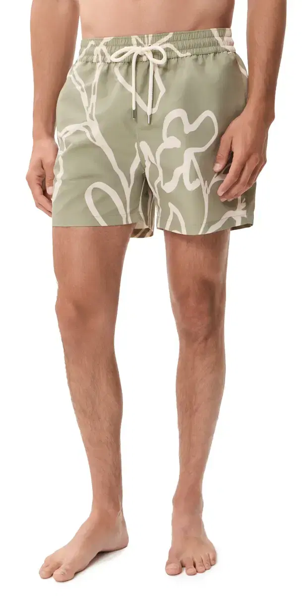 Frescobol Carioca Rio Flor Print wim horts Palm Green