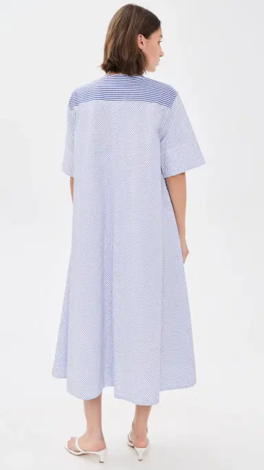 Lee Mathews Ivy Stripe Shirt Dress | Thumbnail 3 Lee Mathews Ivy Stripe Shirt Dress | Thumbnail 3