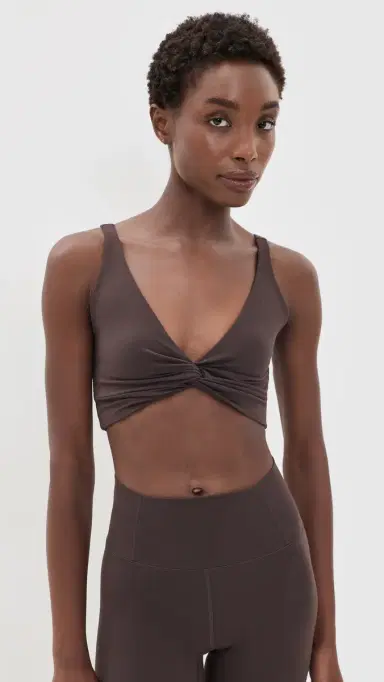 FP Movement Never Better Twist Crop Top Chocolate L | Thumbnail 2