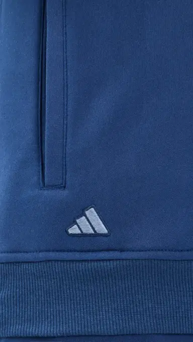Adidas Golf Ultimate365+ Climawarm Brushed Quarter Zip weatshirt Collegiate Navy | Thumbnail 6 Adidas Golf Ultimate365+ Climawarm Brushed Quarter Zip weatshirt Collegiate Navy | Thumbnail 6