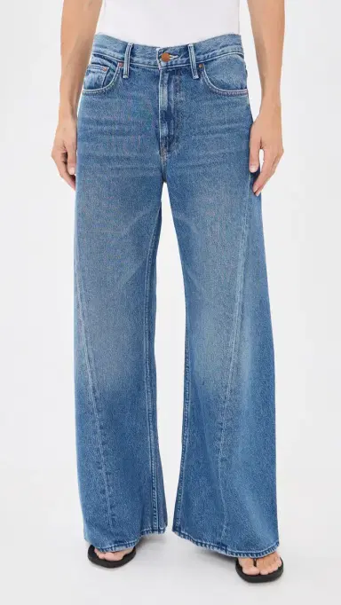 Mother Petite Lil Lemon Twist Sneak Jeans Rolling In The Dough | Thumbnail 2