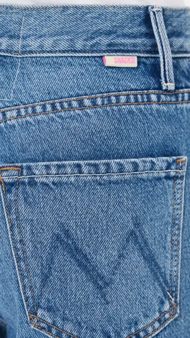 Mother Petite Lil Lemon Twist Sneak Jeans Rolling In The Dough | Thumbnail 6
