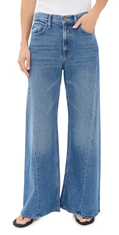 Mother Petite Lil Lemon Twist Sneak Jeans Rolling In The Dough | Thumbnail 1