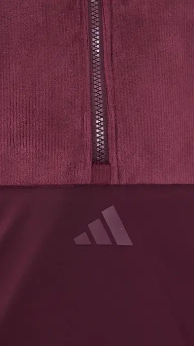 Adidas Golf Beyond Cozy Half-Zip Hoodie Maroon L | Thumbnail 6