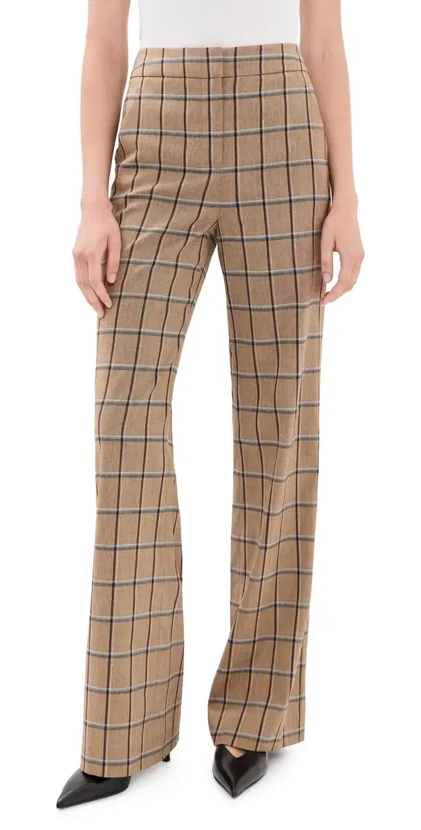 Veronica Beard Tonelli Trousers Ochre Multi