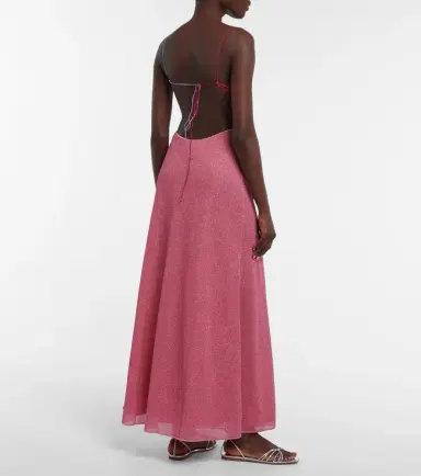 Oseree Oséree Cut-out maxi dress | Thumbnail 4