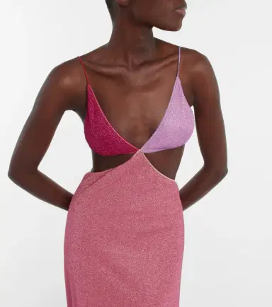 Oseree Oséree Cut-out maxi dress | Thumbnail 6