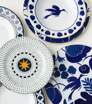 La DoubleJ Wildbird set of 2 soup plates | Thumbnail 3
