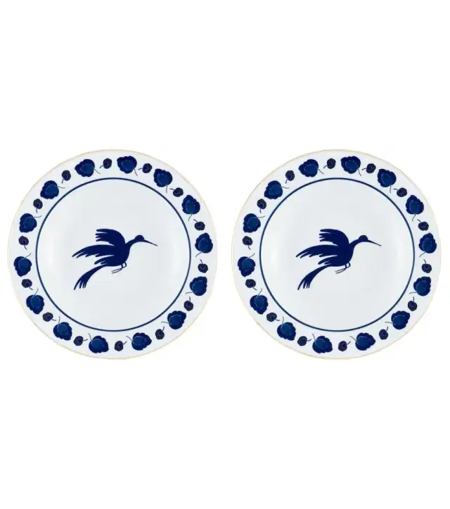 La DoubleJ Wildbird set of 2 soup plates