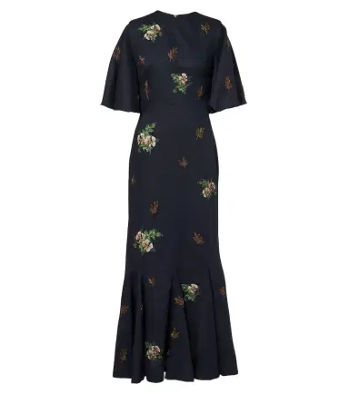 Agua by Agua Bendita Ave Anhelo floral linen maxi dress | Thumbnail 1