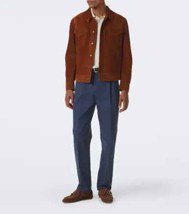 Dunhill Cotton twill straight chinos | Thumbnail 5 Dunhill Cotton twill straight chinos | Thumbnail 5
