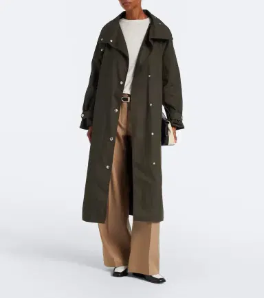 Proenza Schouler White Label Corey cotton-blend trench coat | Thumbnail 3 Proenza Schouler White Label Corey cotton-blend trench coat | Thumbnail 3