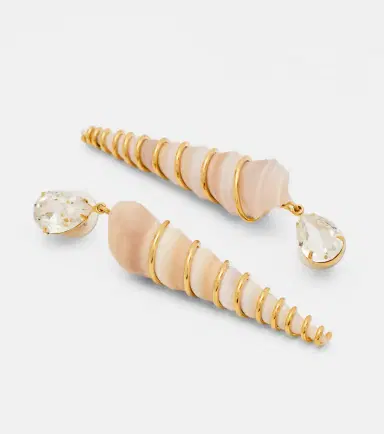 Jennifer Behr Embellished drop earrings | Thumbnail 4