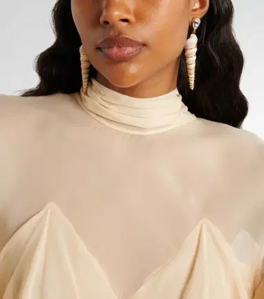 Jennifer Behr Embellished drop earrings | Thumbnail 5