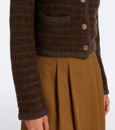 Altuzarra Mack striped wool-blend jacket | Thumbnail 4 Altuzarra Mack striped wool-blend jacket | Thumbnail 4
