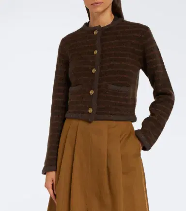 Altuzarra Mack striped wool-blend jacket | Thumbnail 6 Altuzarra Mack striped wool-blend jacket | Thumbnail 6
