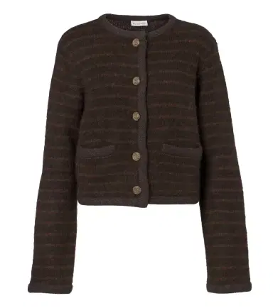 Altuzarra Mack striped wool-blend jacket | Thumbnail 1 Altuzarra Mack striped wool-blend jacket | Thumbnail 1