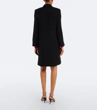 Valentino VGold virgin wool crêpe coat | Thumbnail 6