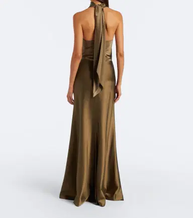 Ralph Lauren Collection Masina satin maxi skirt | Thumbnail 4