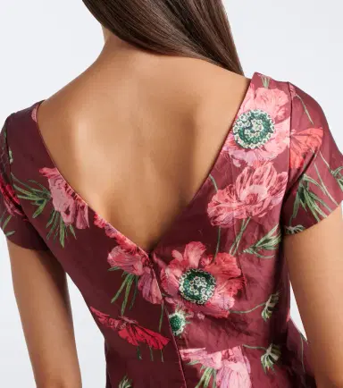 Erdem Floral satin gown | Thumbnail 2 Erdem Floral satin gown | Thumbnail 2