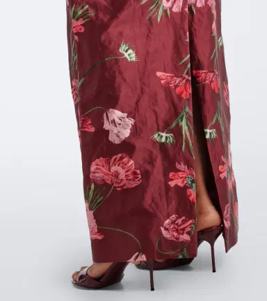 Erdem Floral satin gown | Thumbnail 5 Erdem Floral satin gown | Thumbnail 5
