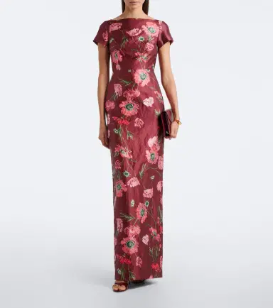 Erdem Floral satin gown | Thumbnail 6 Erdem Floral satin gown | Thumbnail 6