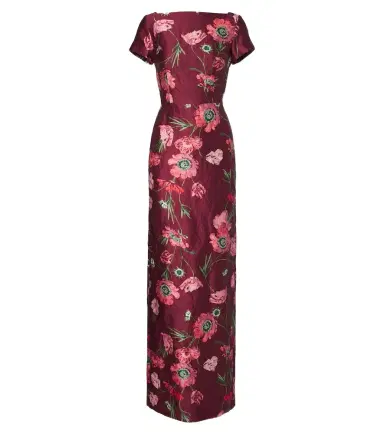 Erdem Floral satin gown | Thumbnail 1 Erdem Floral satin gown | Thumbnail 1
