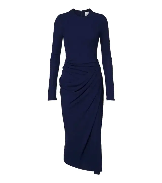 Erdem Draped jersey midi dress