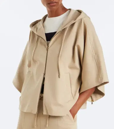 Max Mara Caped zip-up hoodie | Thumbnail 2