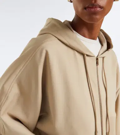 Max Mara Caped zip-up hoodie | Thumbnail 3