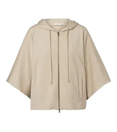 Max Mara Caped zip-up hoodie | Thumbnail 1