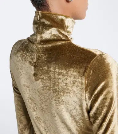 Lemaire Velvet turtleneck top | Thumbnail 3