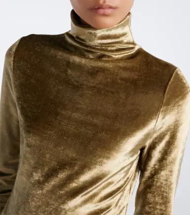 Lemaire Velvet turtleneck top | Thumbnail 5