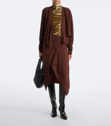 Lemaire Velvet turtleneck top | Thumbnail 7