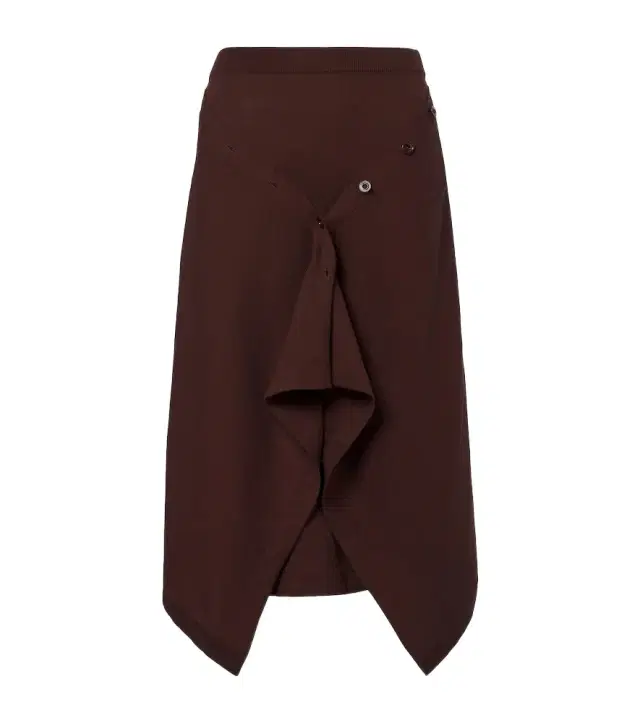 Lemaire Wool-blend midi skirt