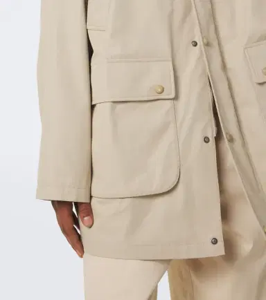 Ralph Lauren Purple Label Hooded cotton twill coat | Thumbnail 2