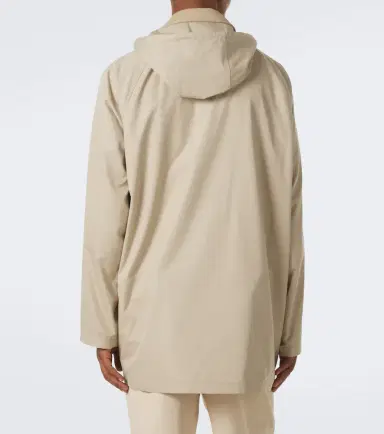 Ralph Lauren Purple Label Hooded cotton twill coat | Thumbnail 4