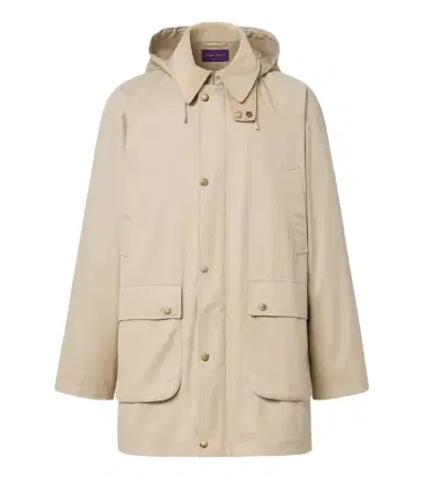 Ralph Lauren Purple Label Hooded cotton twill coat | Thumbnail 1