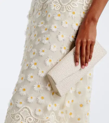 Elie Saab The Midnight embellished suede clutch | Thumbnail 5