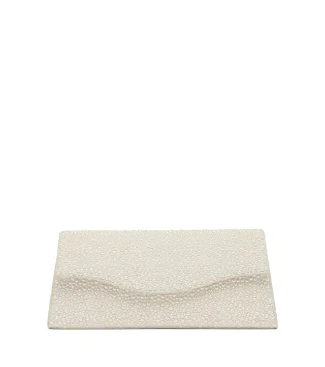 Elie Saab The Midnight embellished suede clutch