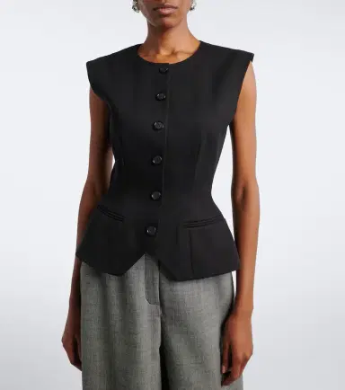 Magda Butrym Silk and cashmere vest | Thumbnail 2