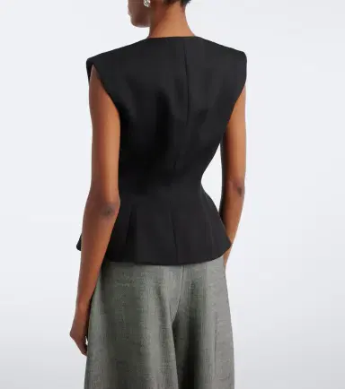 Magda Butrym Silk and cashmere vest | Thumbnail 4