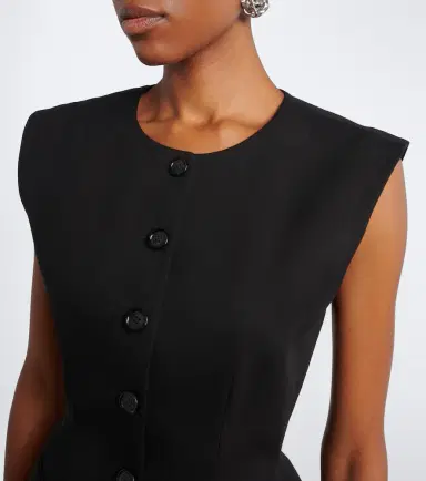 Magda Butrym Silk and cashmere vest | Thumbnail 5